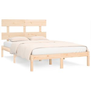 vidaXL Estrutura de cama 200x200 cm madeira maci&ccedil;a
