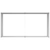 vidaXL Canteiro de jardim elevado 195 x 100 x 68 cm A&ccedil;o Galvanizado