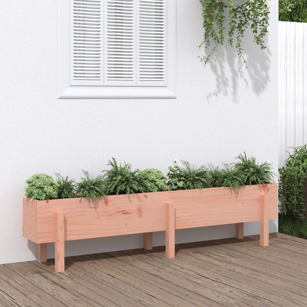 vidaXL Canteiro elevado de jardim 160x30x38 cm madeira douglas maci&ccedil;a