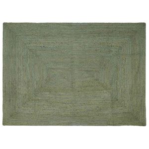vidaXL Tapete de &Aacute;rea Verde-Azeitona 160 x 230 cm Juta