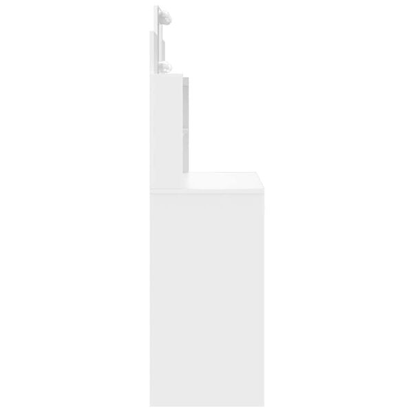 vidaXL Toucador com luzes LED 96x40x142 cm branco