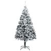 vidaXL &Aacute;rvore de Natal Artificial Pr&eacute;-iluminada Verde 400 cm PVC