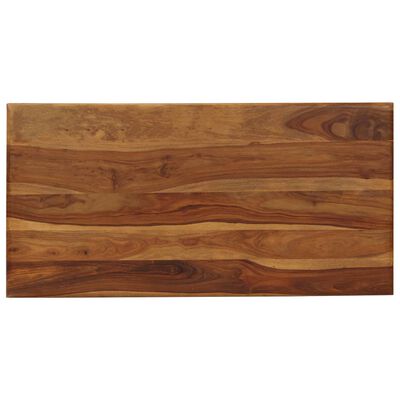 vidaXL Mesa de jantar em madeira de sheesham maciça 120x60x77 cm