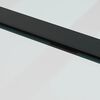 vidaXL Porta deslizante c/ conj. ferragens 76x205cm vidro ESG preto