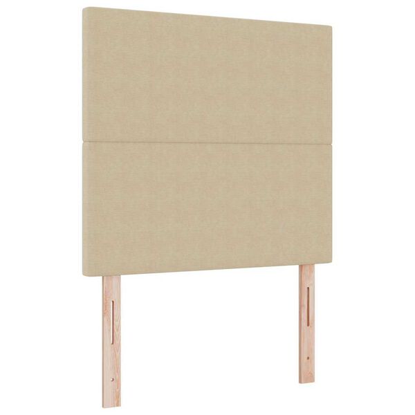 vidaXL Cabeceira com cabeceira Cinza Verde Claro 80 cm Couro Sint&eacute;tico