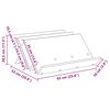 vidaXL Estante de Revistas Madeira antiga 65 x 53 x 28,5 cm