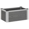 vidaXL Canteiro de jardim elevado Cinzento 50 x 30 x 22 cm