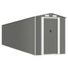 vidaXL Abrigo de jardim 192x938x223 cm a&ccedil;o galvanizado cinzento-claro