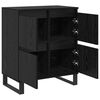 vidaXL Buffet Carvalho Preto 60 x 35 x 70 cm