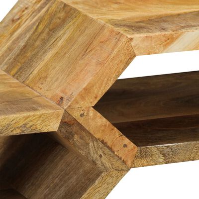 vidaXL Mesa consola madeira de mangueira maciça 90x35x76 cm