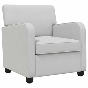 vidaXL poltrona Cinzento-claro Veludo