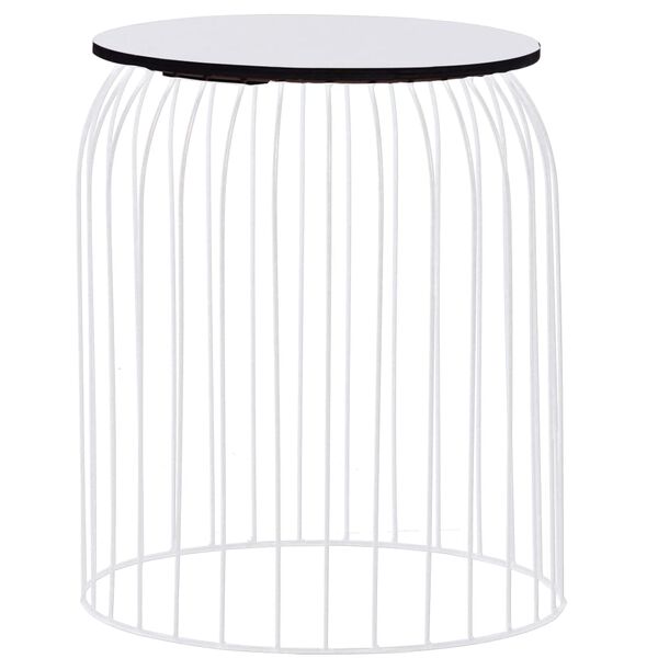 vidaXL Mesas de centro 3 pcs branco