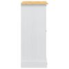 vidaXL Ba&uacute;s de Armazenamento com gaveta Branco 92 x 48 x 114 cm
