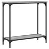 vidaXL Mesa consola 75x30,5x75 cm derivados de madeira cinzento sonoma