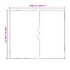vidaXL Lona com Olhais Transparente 5 x 10 m Polietileno