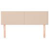 vidaXL Cabeceiras cappuccino 144x5x78/88 cm couro artificial