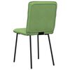 vidaXL Cadeiras de jantar 2 pcs veludo verde-claro