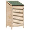 vidaXL Galp&atilde;o de Jardim com telhado Natural 59 x 56 x 113,5 cm