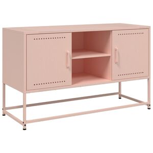 vidaXL M&oacute;vel de TV 100,5x39x60,5 cm a&ccedil;o rosa