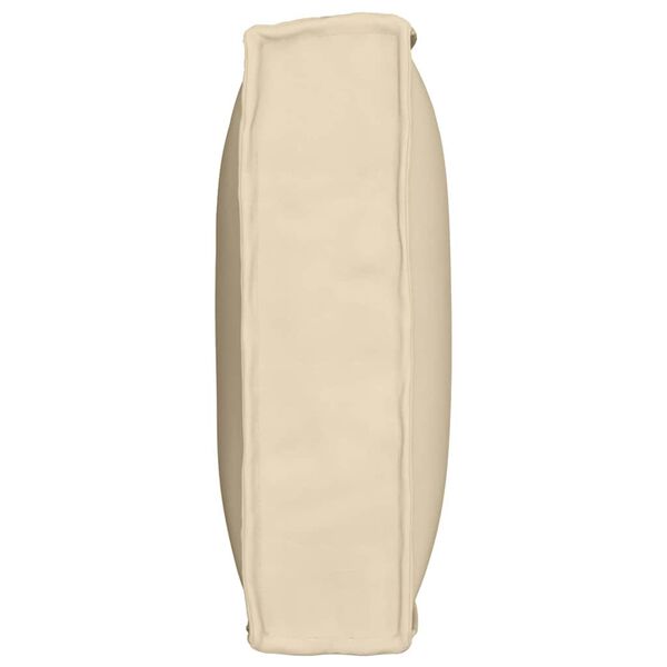 vidaXL Almofada Bege 80 x 40 x 12 cm Tecido Oxford