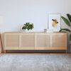 vidaXL Portas de arm&aacute;rio 4 pcs com design de persiana pinho maci&ccedil;o