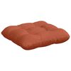 vidaXL Almofadas de Assento 4 pcs Laranja Vermelho 45 x 45 cm