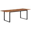 vidaXL Mesa de jantar 200x100x75 cm Madeira maci&ccedil;a de Ac&aacute;cia