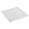 vidaXL Pranchas de Piso 55 pcs Branco 5,11 m&sup2; PVC