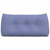 vidaXL Travesseiro para Costas Azul Jeans 100 x 24 x 50 cm tecido