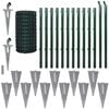 vidaXL Cerca 25x1,7 m a&ccedil;o verde