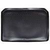vidaXL Tapete de Porta-Malas Preto Borracha