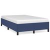 vidaXL Estrutura de cama sem colch&atilde;o 120x200 cm tecido azul
