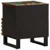 vidaXL Mesas de cabeceira 2 pcs 40x34x46 cm madeira recuperada maci&ccedil;a