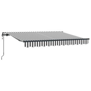 vidaXL Toldo Retr&aacute;til Antracite 250 x 200 cm tecido