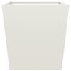 vidaXL Vaso/floreira de jardim 50x50x50 cm a&ccedil;o branco
