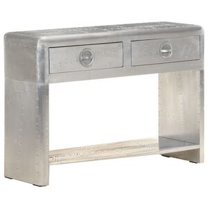 vidaXL Aparador estilo aviador 110x35x75 cm metal