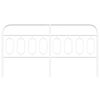 vidaXL Cabeceira de substitui&ccedil;&atilde;o 160 cm metal branco