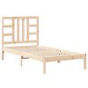 vidaXL Estrutura de cama solteiro 90x190 cm madeira maci&ccedil;a