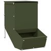 vidaXL Comedouro para Coelhos Verde-Azeitona 17,5 x 26 x 28,5 cm