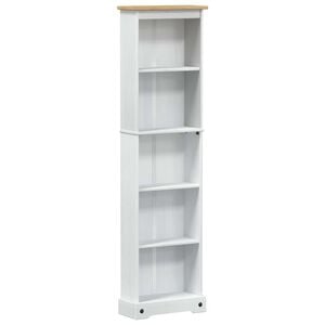 vidaXL Estante 46 x 20 x 170 cm Madeira de Pinheiro S&oacute;lida Branco