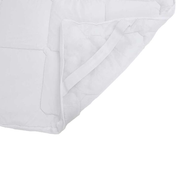 vidaXL Protetor de colch&atilde;o 100x220 cm branco