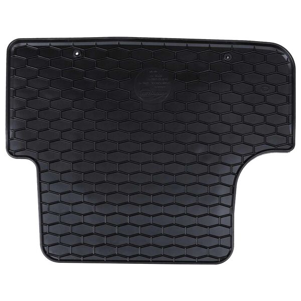 vidaXL Tapete de carro 4 pcs Preto Borracha
