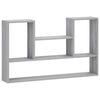 vidaXL Prateleira de Parede Sonoma cinzento 100 x 17 x 60 cm