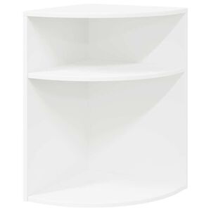 vidaXL Mesa de apoio Branco 39,7 x 39,7 x 60 cm Madeira processada