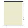 vidaXL Estore de rolo para exterior 120x250 cm creme