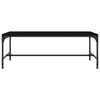 vidaXL Mesa de centro 80x50x35 cm derivados de madeira preto