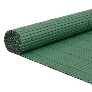 vidaXL Cerca de jardim dupla face verde 1,8x5 m PVC