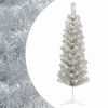 vidaXL &Aacute;rvore Slim de Natal Artificial 150 cm 150 LED Branco quente
