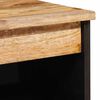 vidaXL Buffet Castanho 60 x 33 x 75 cm Madeira de manga maci&ccedil;a