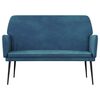 vidaXL Banco 108x79x79 cm veludo azul